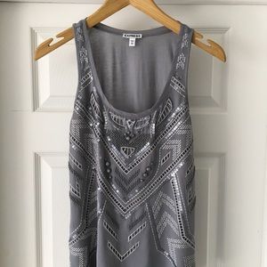Express Embellished Tank XS